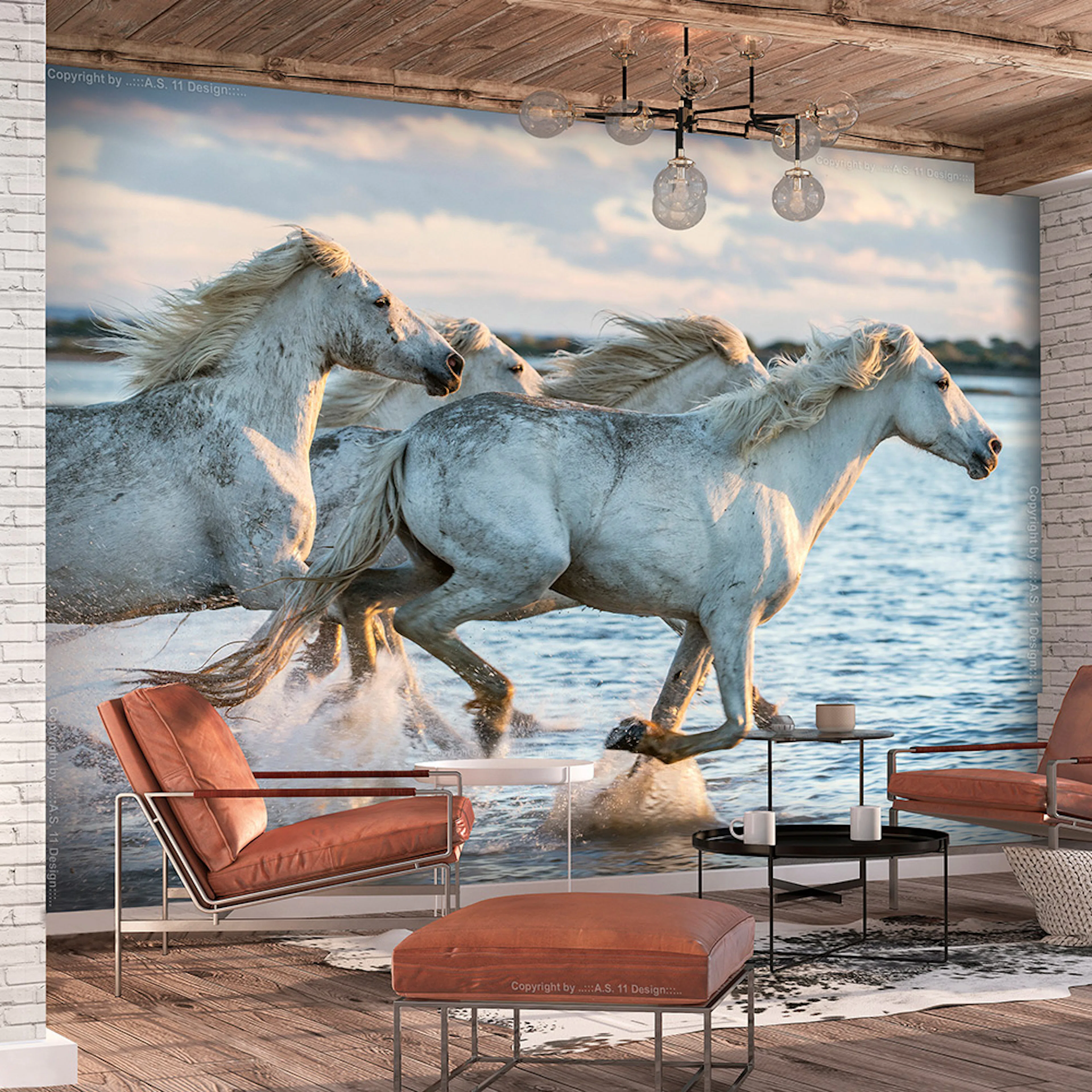 Fototapet Arkiio Wild Race Självhäftande