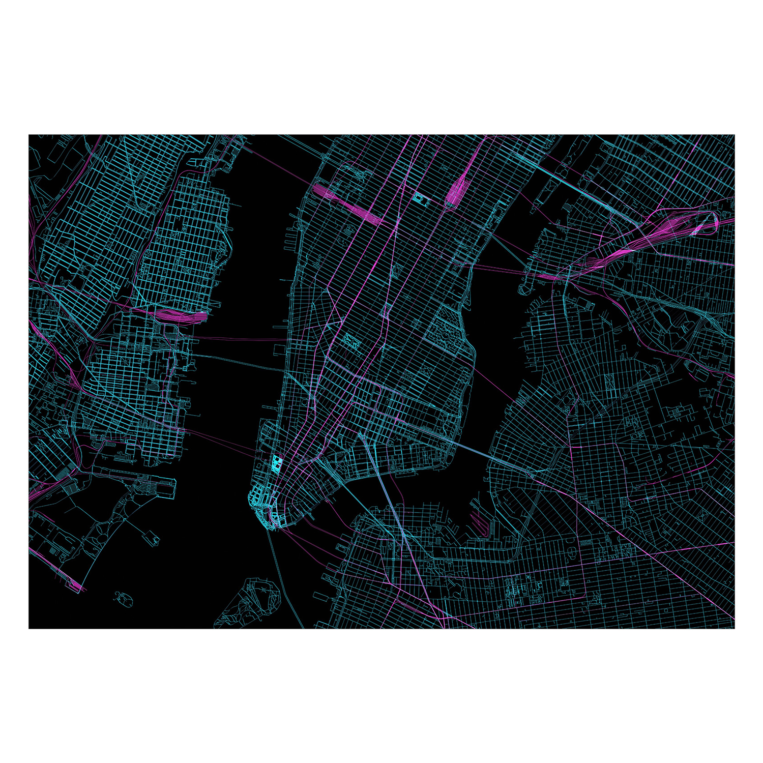 Fototapet Arkiio Blue Manhattan