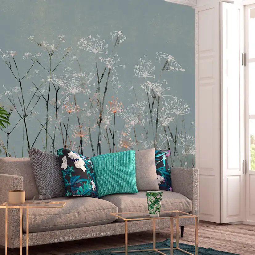 Fototapet Arkiio Garlic Flowers