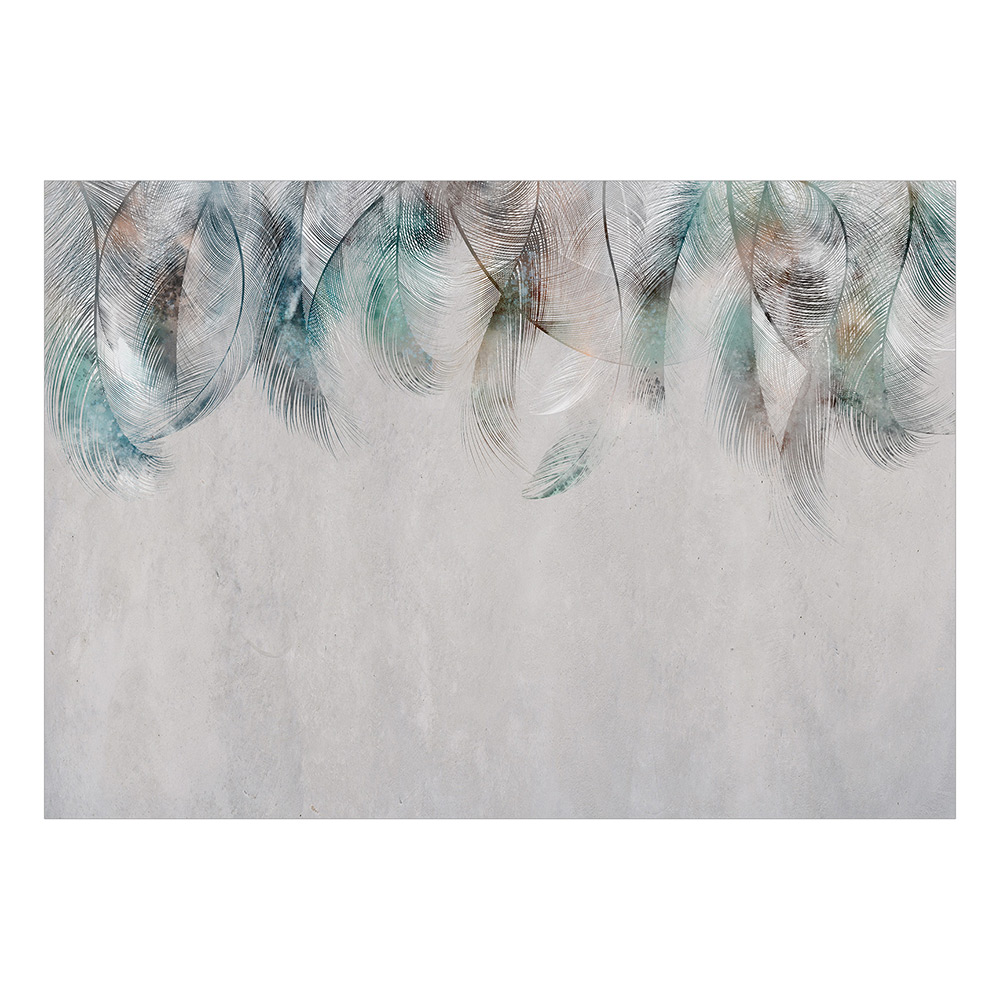 Fototapet Arkiio Colourful Feathers Självhäftande