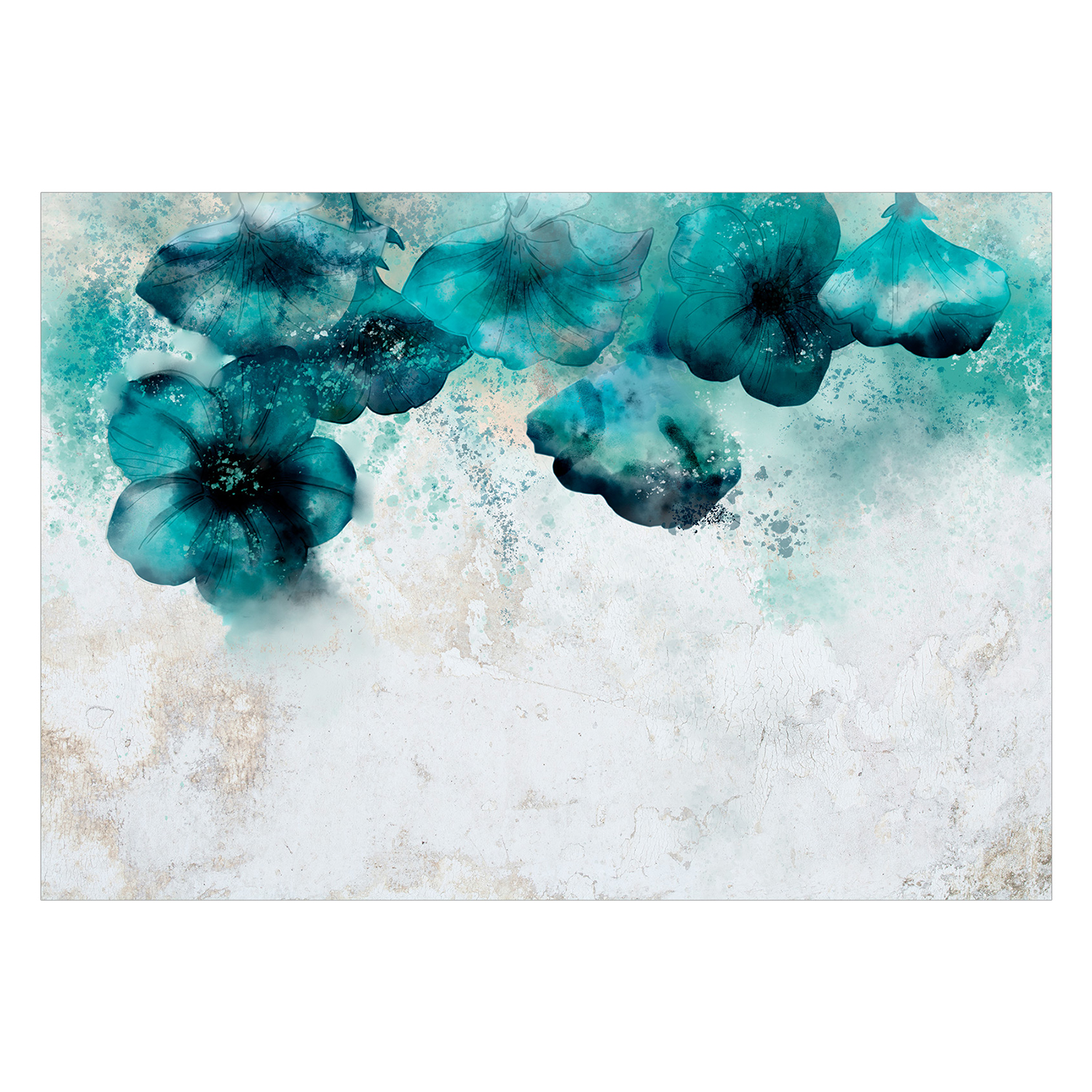 Fototapet Arkiio Blue Poppies