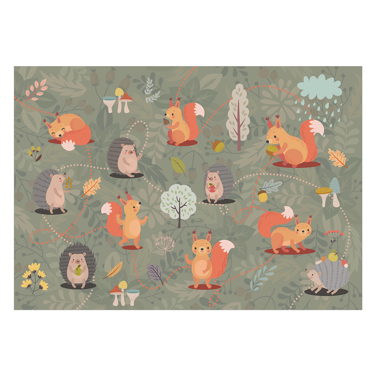 Fototapet Arkiio Friends Of The Forest