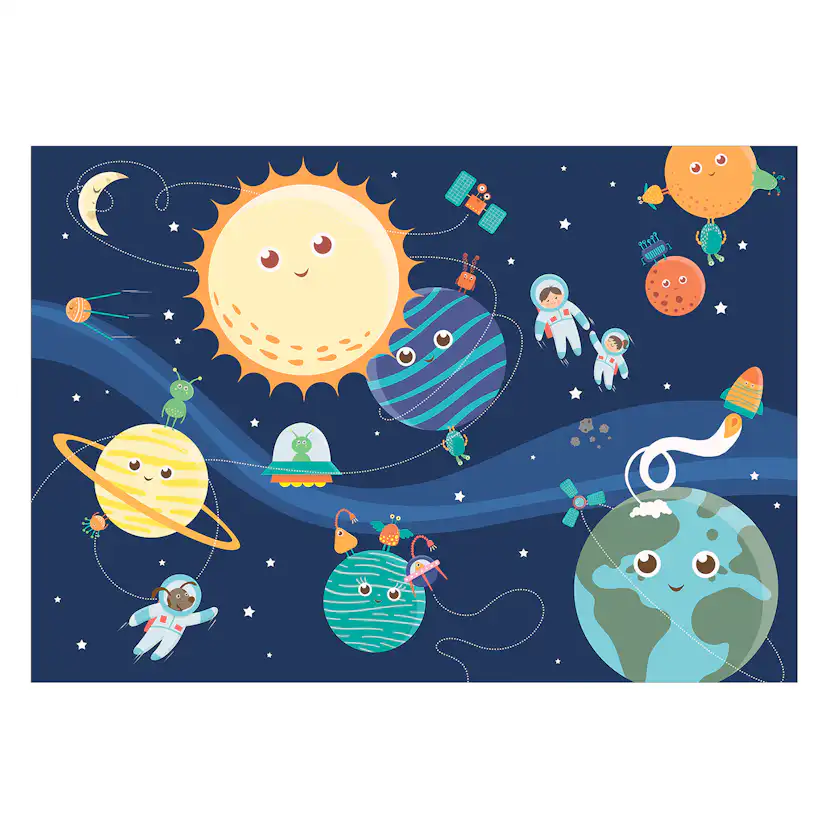 Fototapet Arkiio Happy Planets