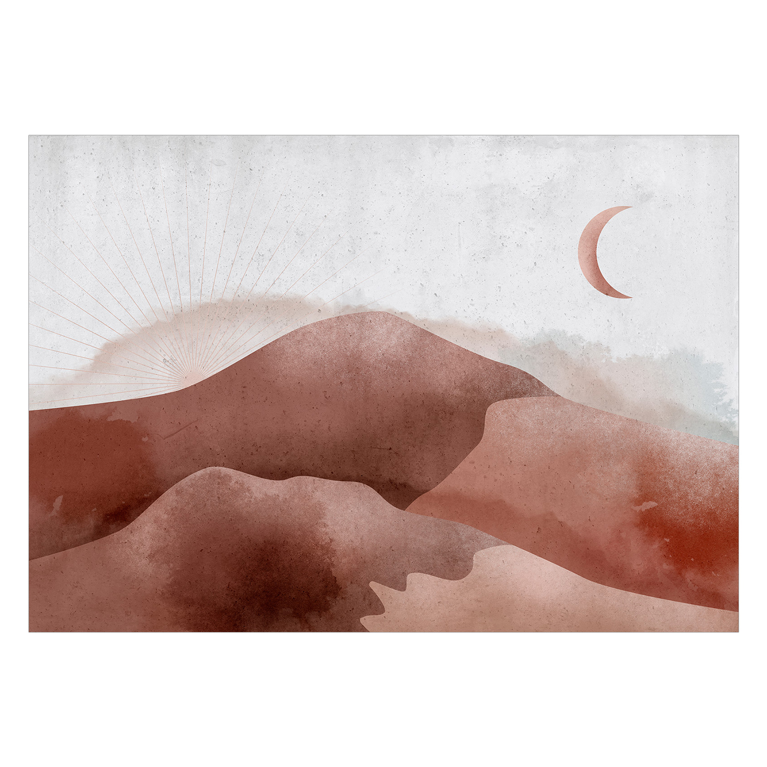 Fototapet Arkiio Desert In The Moonlight