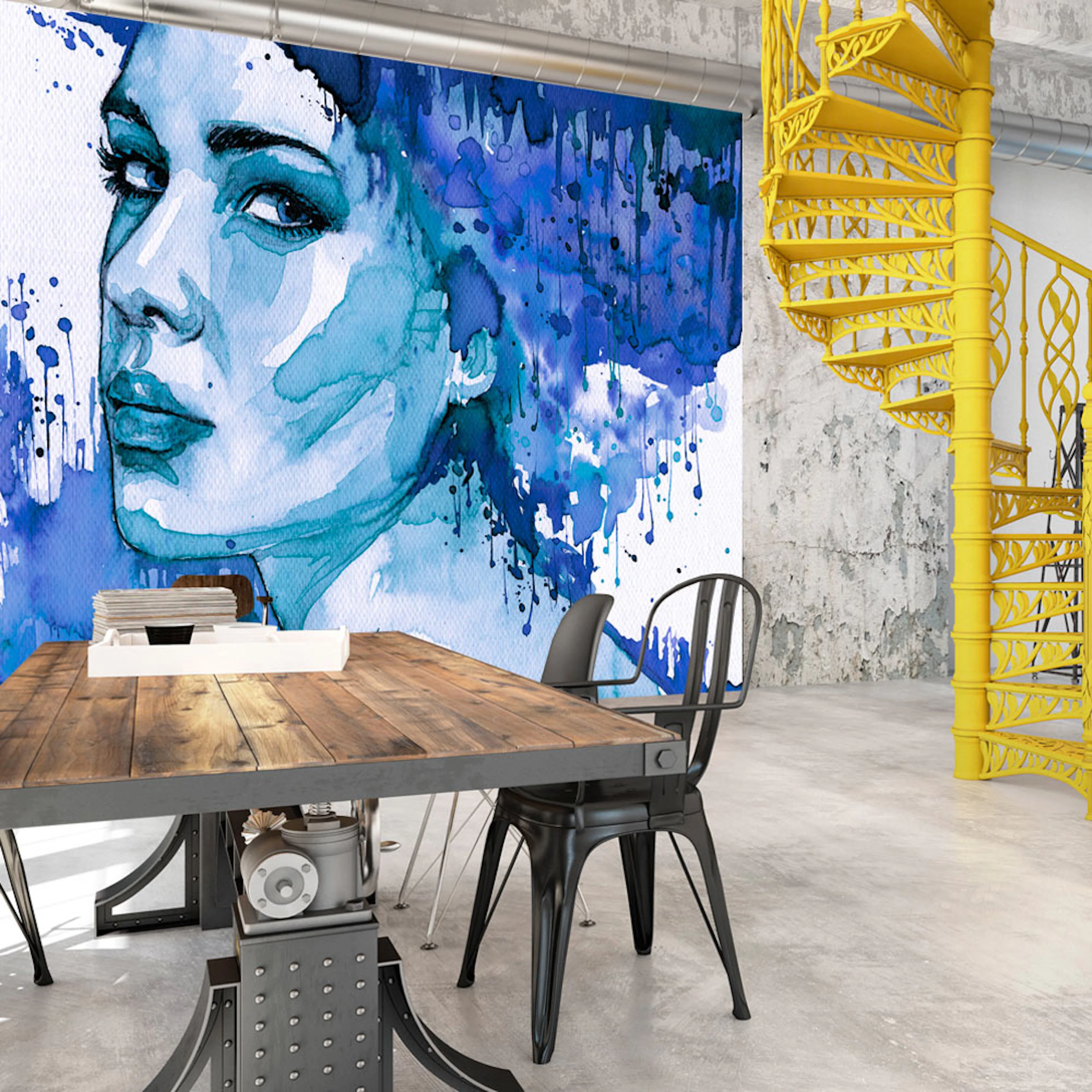 Fototapet Arkiio Blue Lady