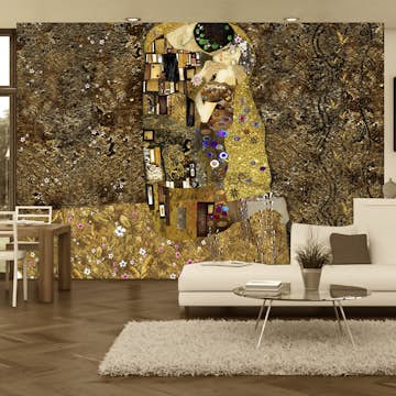 Fototapet Arkiio Klimt Inspiration: Golden Kiss