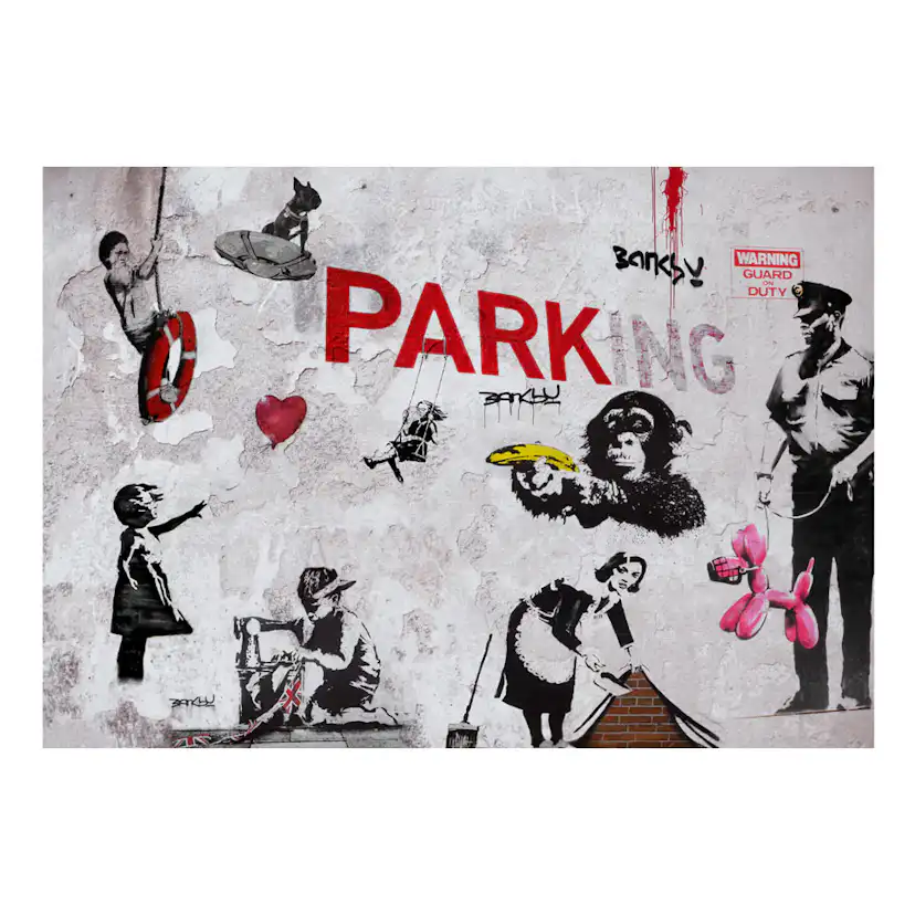 Fototapet Arkiio Banksy Graffiti Diveristy