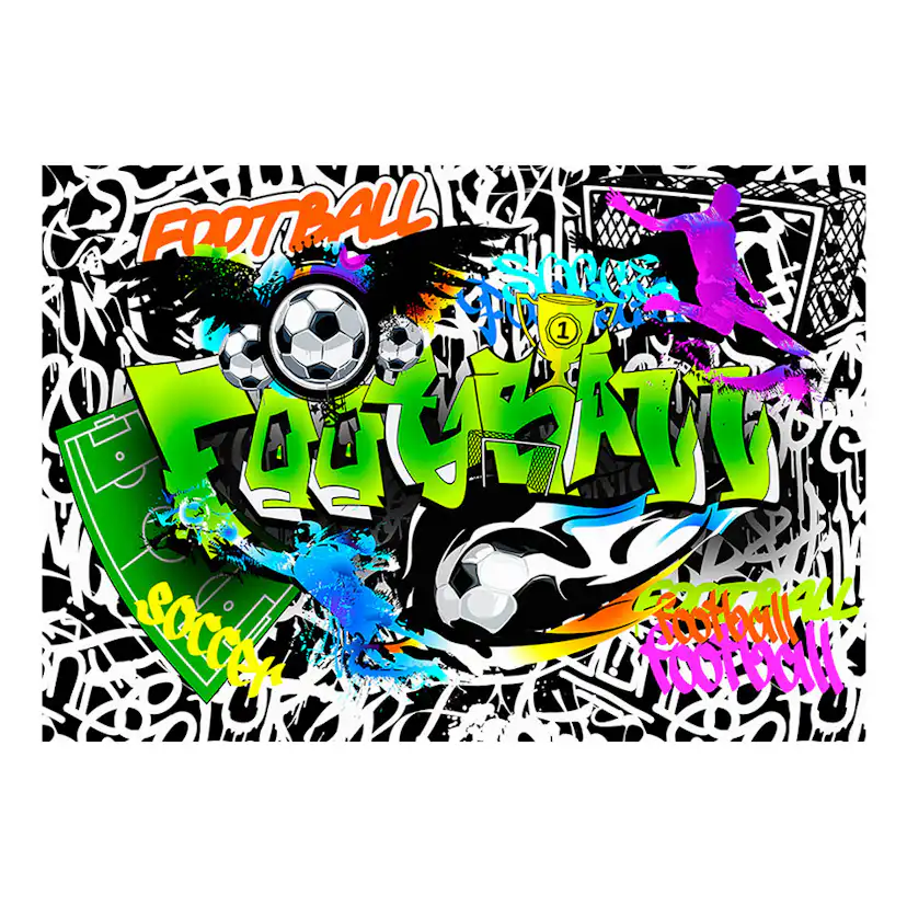 Fototapet Arkiio Football Graffiti
