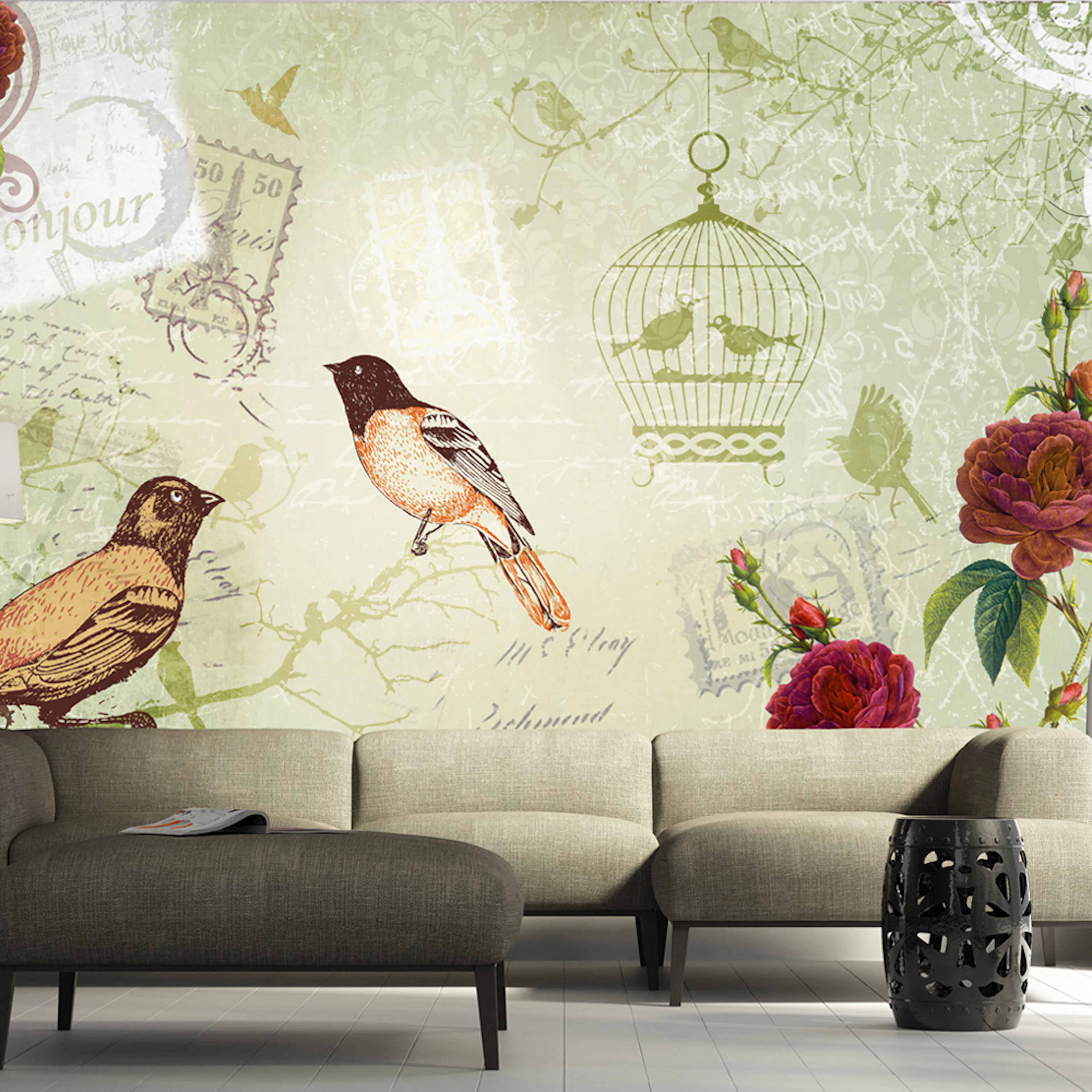 Fototapet Arkiio Vintage Birds