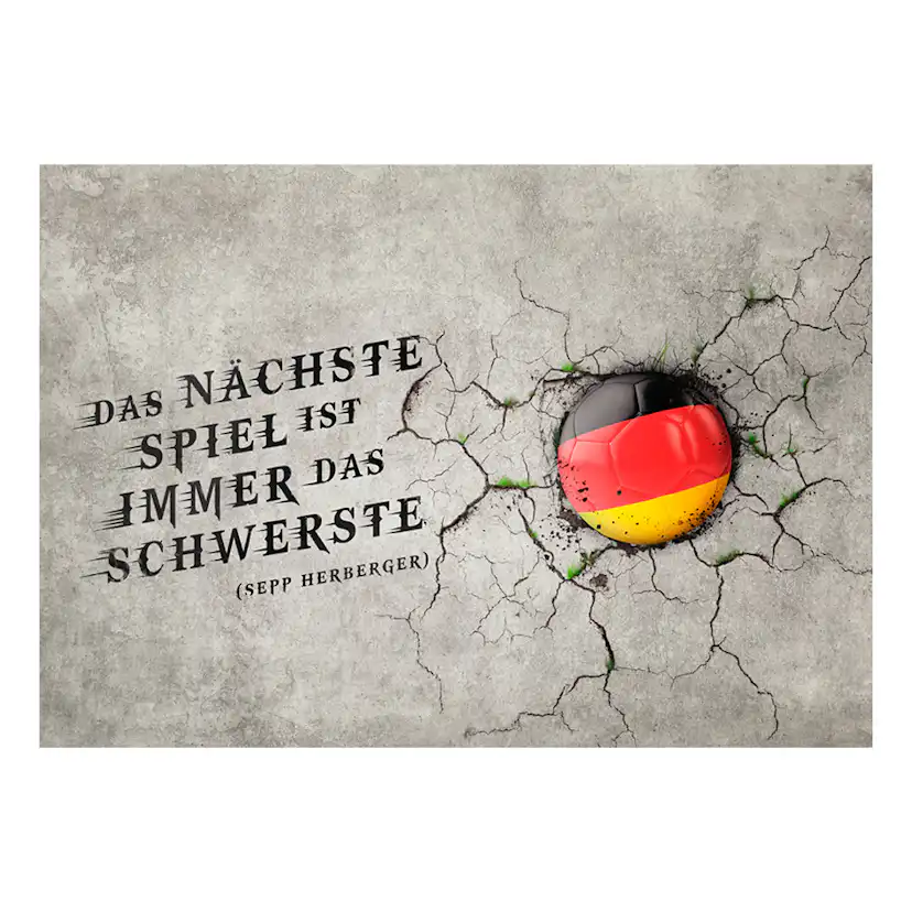 Fototapet Arkiio Das Nächste Spiel Ist Immer Das Schwerste Sepp Herberger