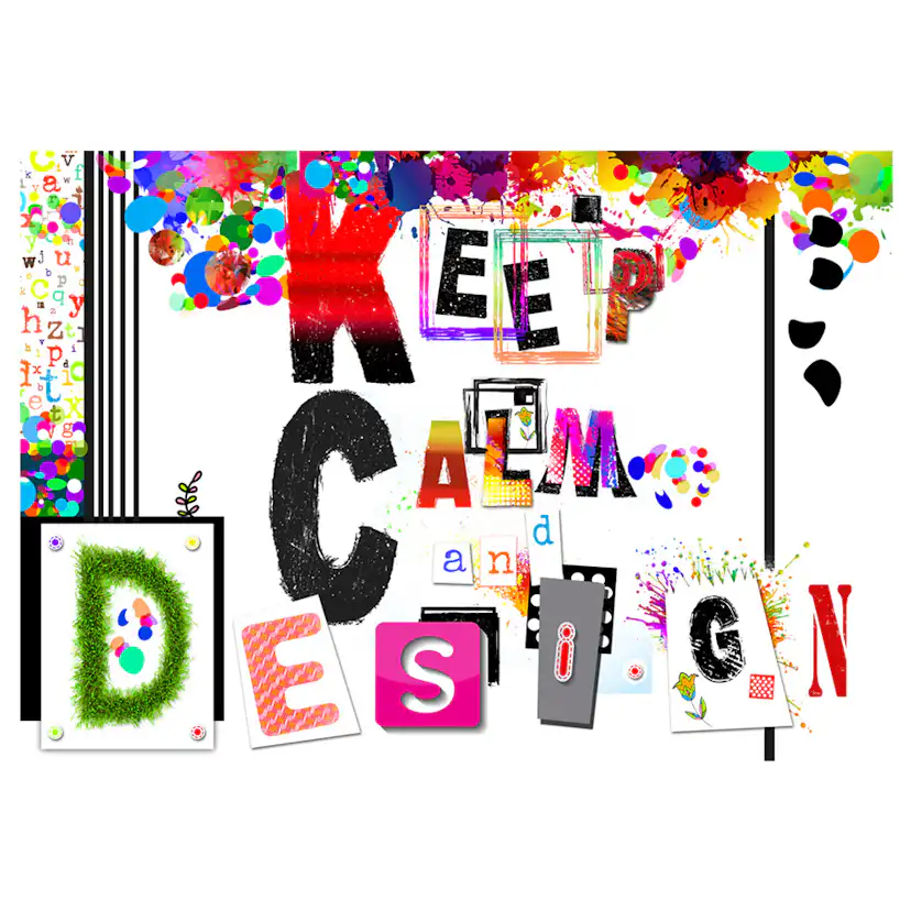 Fototapet Arkiio Keep Calm And Design
