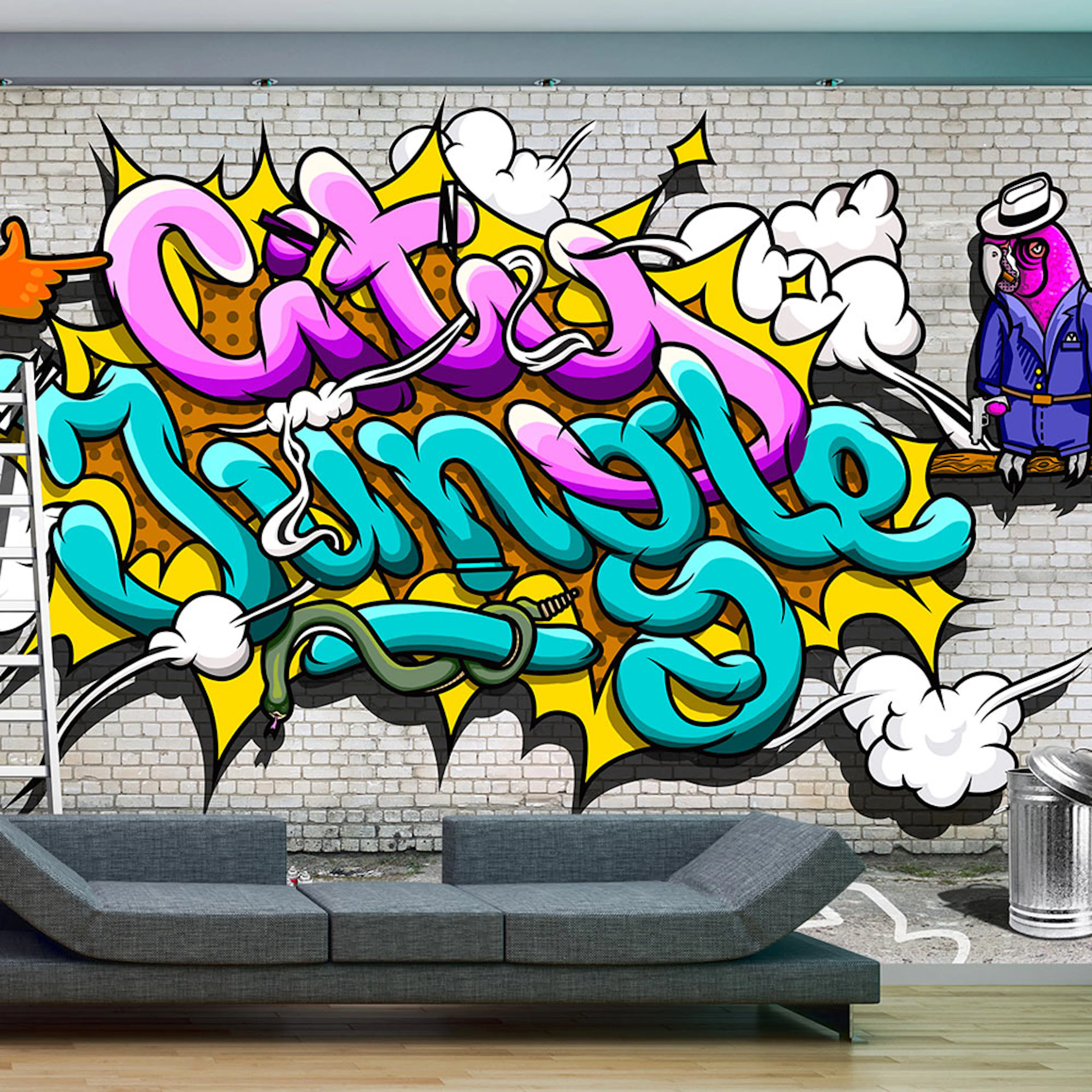 Fototapet Arkiio Pink Parrot