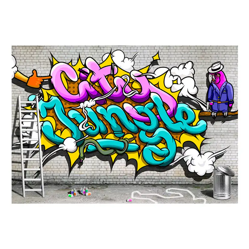 Fototapet Arkiio Pink Parrot