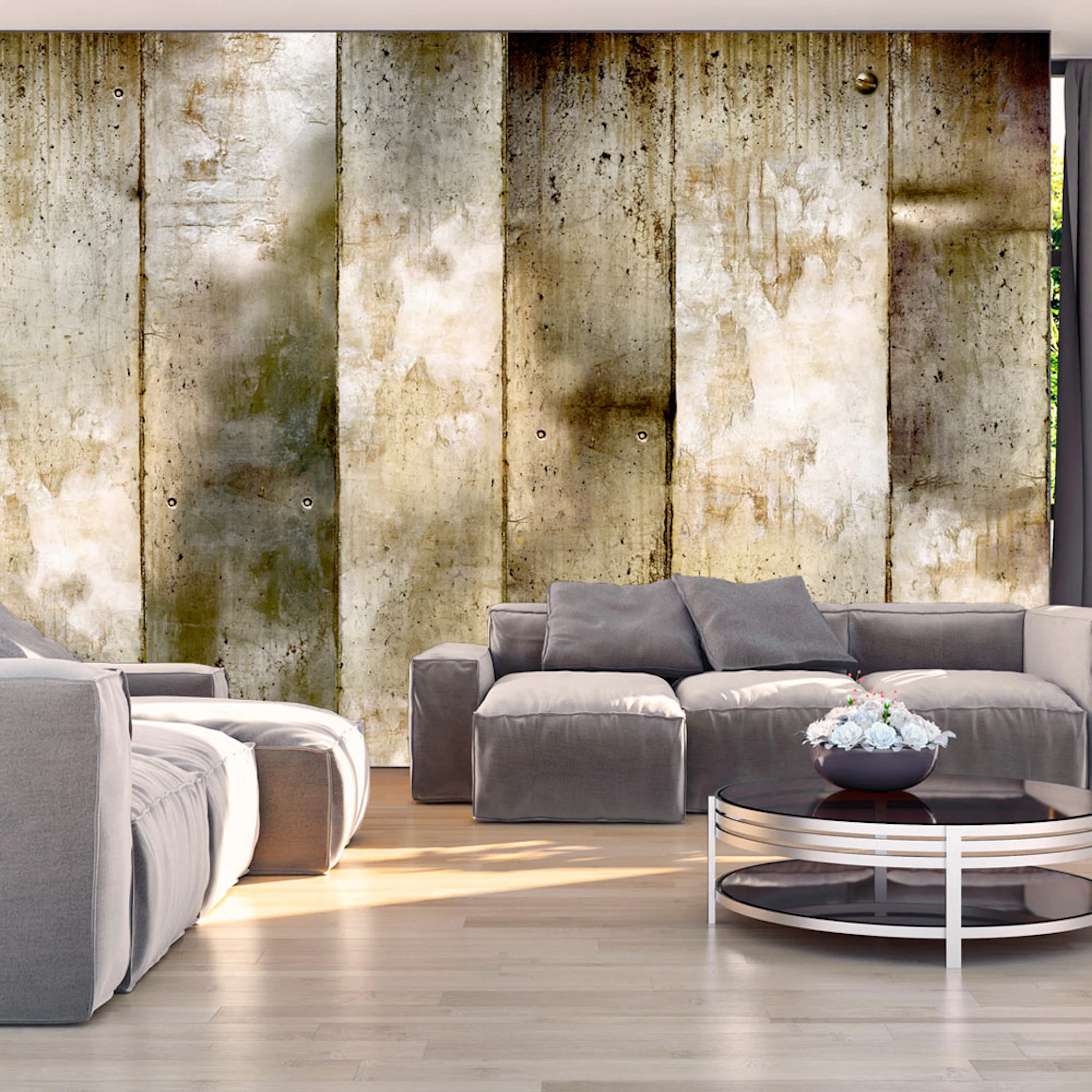 Fototapet Arkiio Självhäftande Gold Stripes