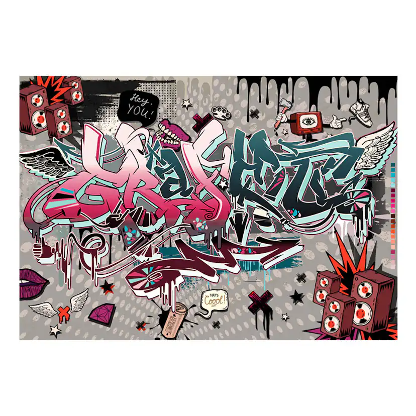Fototapet Arkiio Graffiti: Hey You!