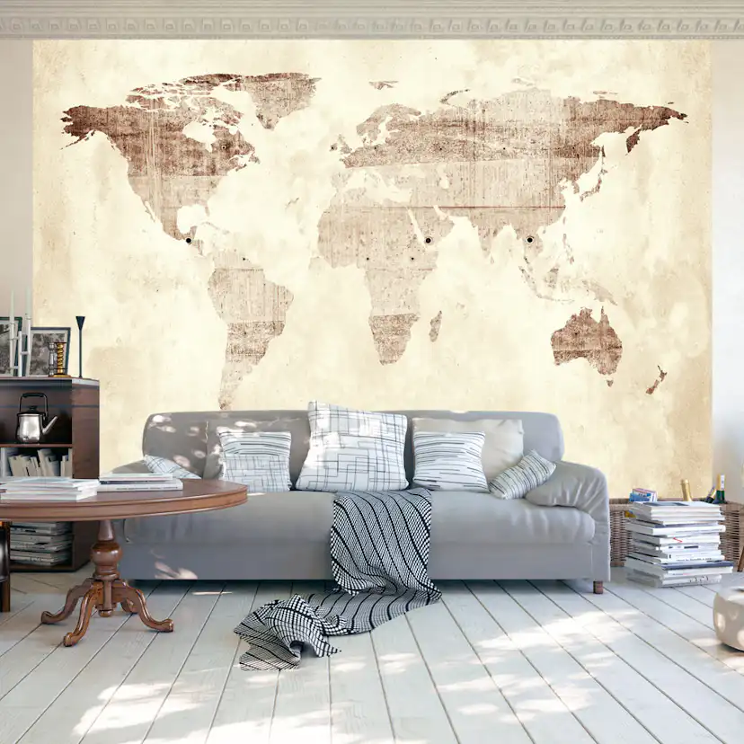 Fototapet Arkiio Självhäftande Precious Map