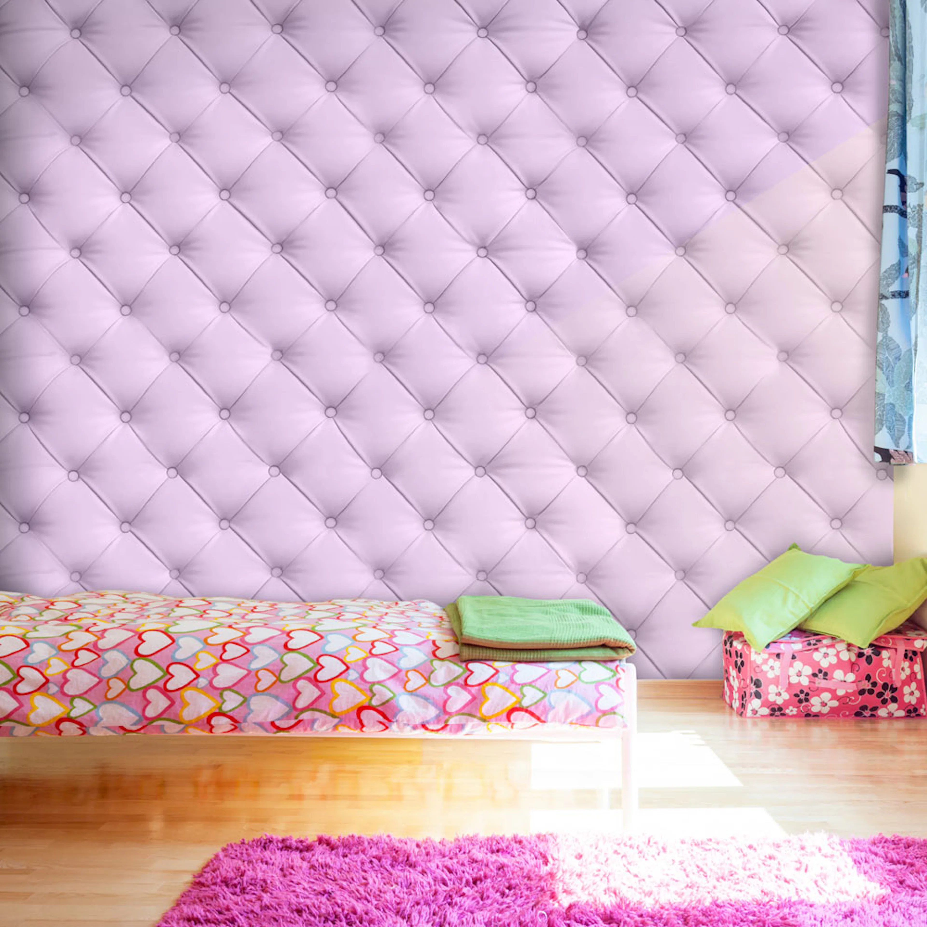 Fototapet Arkiio Självhäftande Strawberry Marshmallow