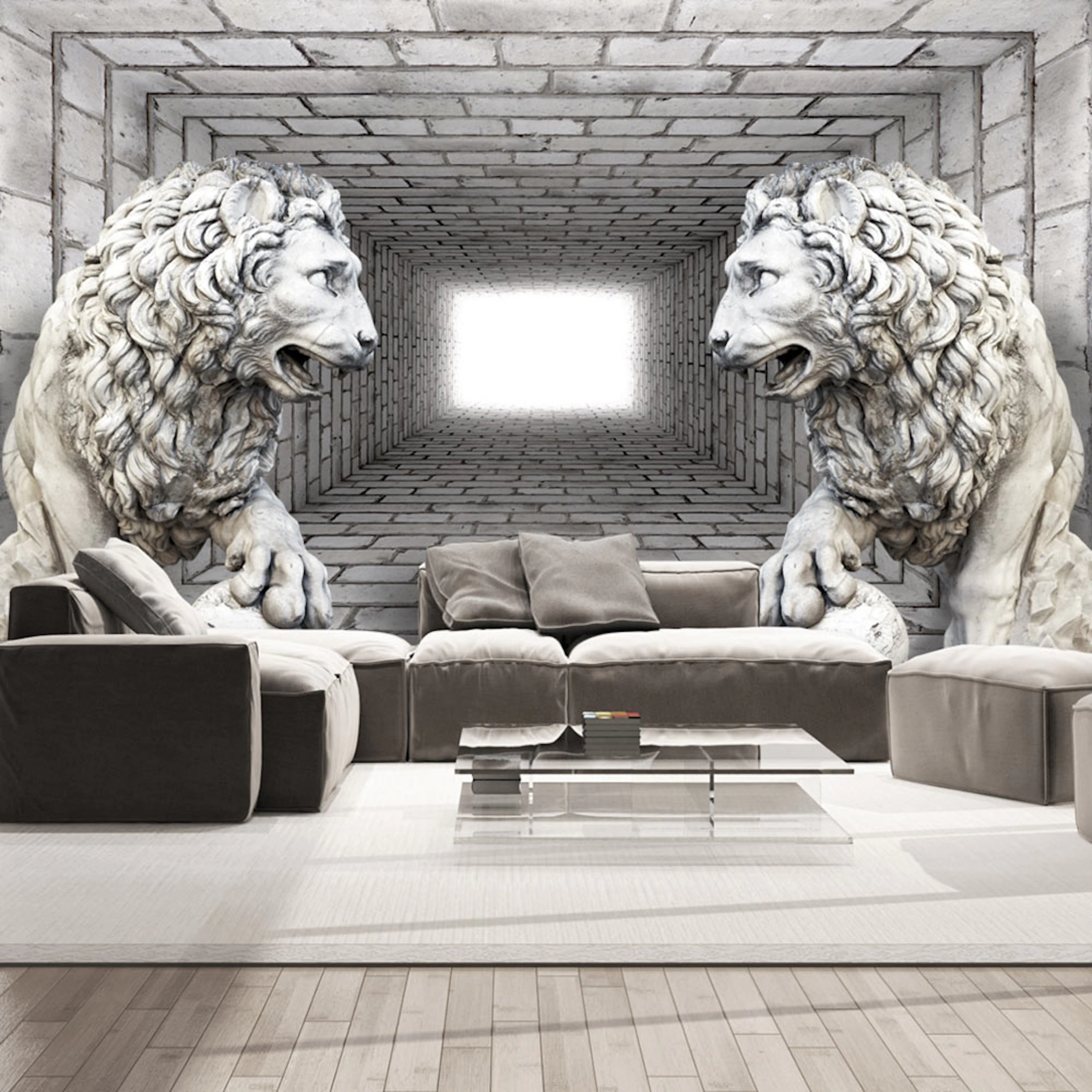 Fototapet Arkiio Stone Lions