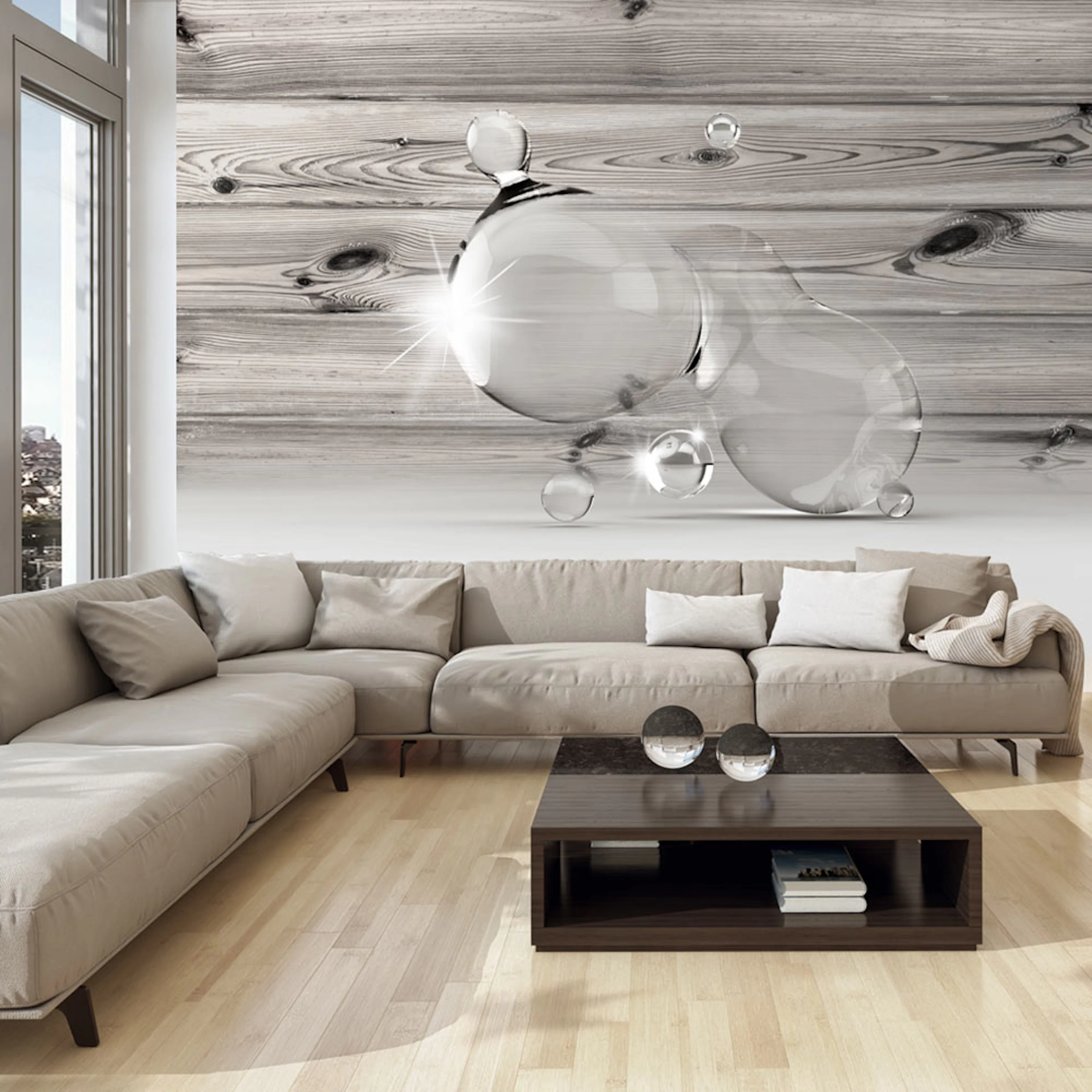 Fototapet Arkiio Light In Drops Of Water