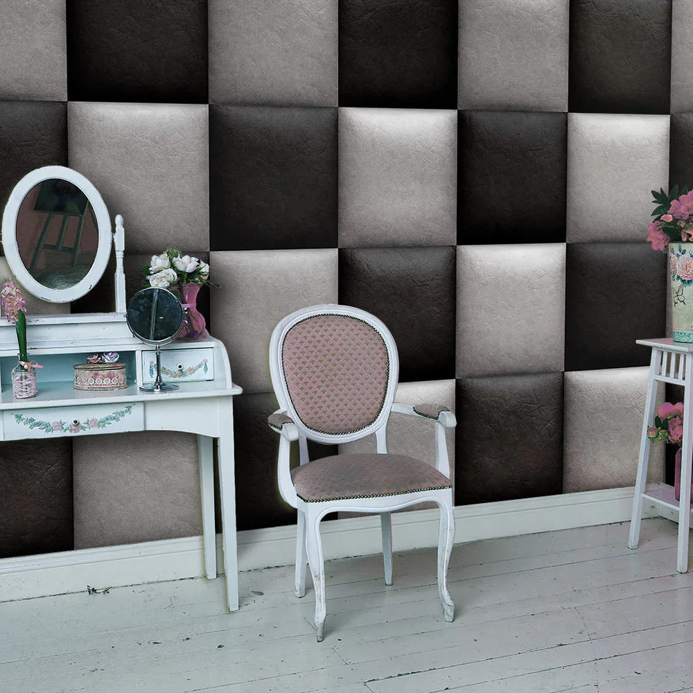 Fototapet Arkiio Leather chessboard 50x1000 cm