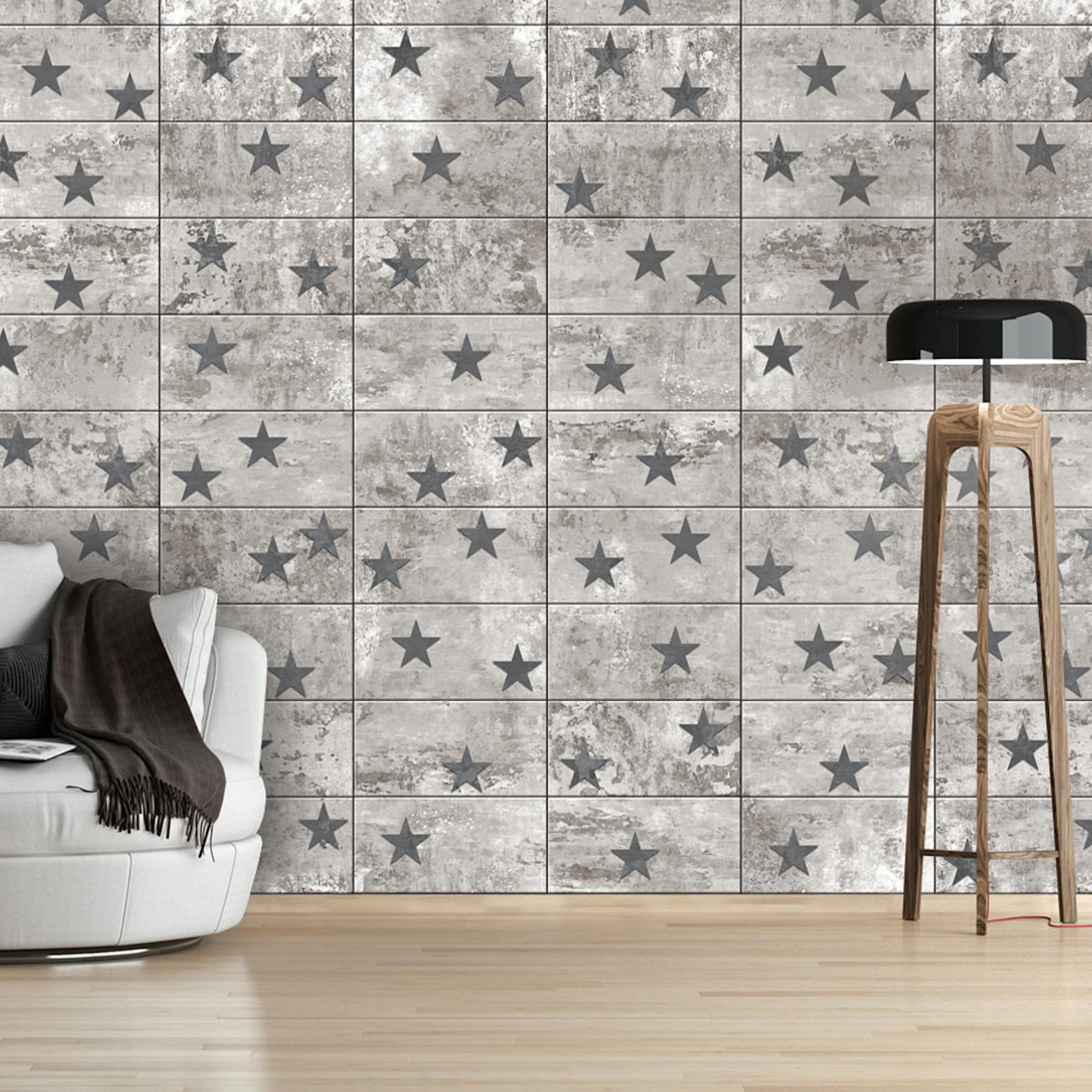 Fototapet Arkiio Concrete Stars 50x1000 cm