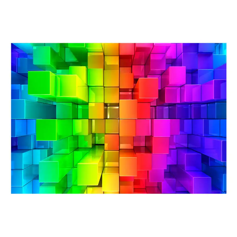 Fototapet Arkiio Självhäftande Colour Jigsaw