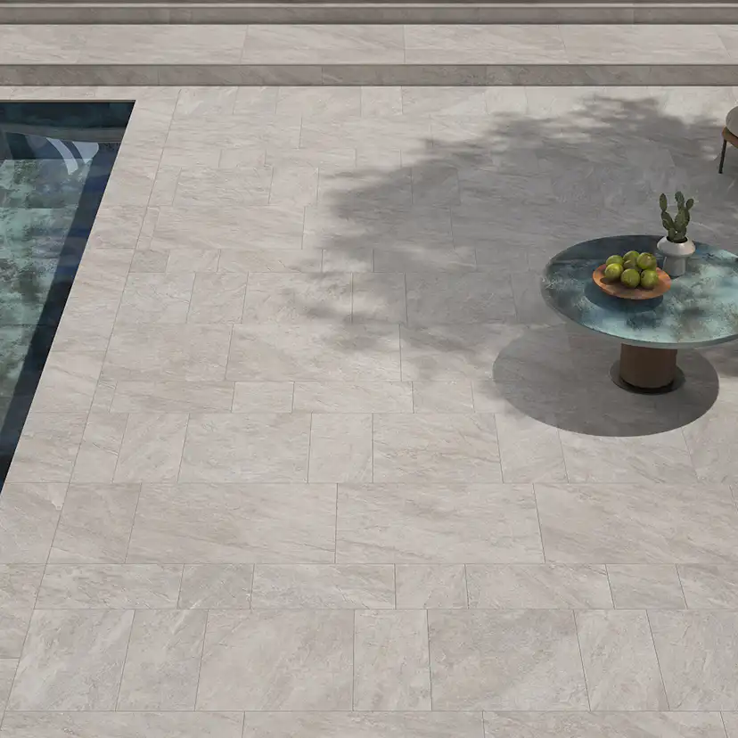 Klinker Lhådös Stone 60x60 cm Grå