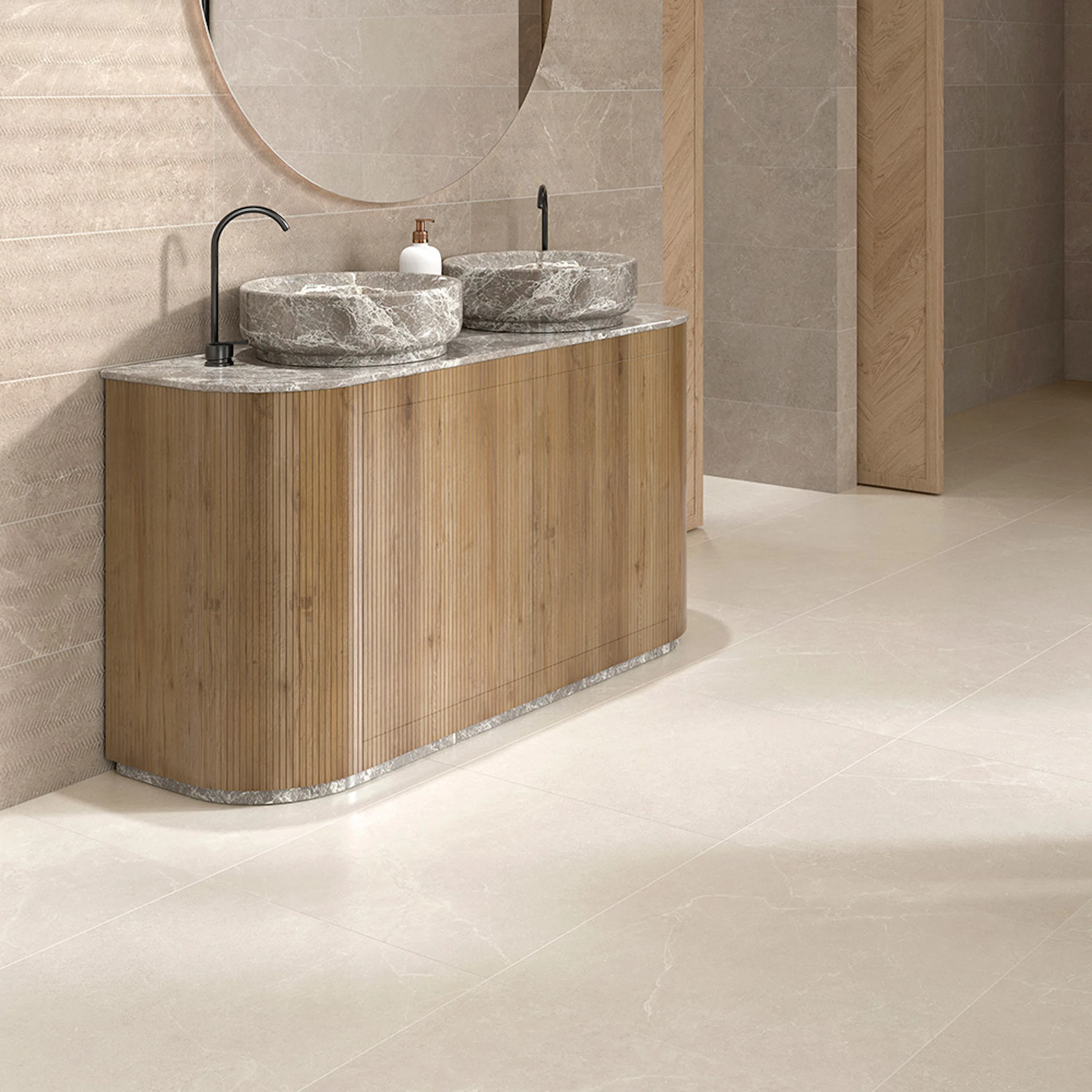 Klinker Tenfors Storm Cream 90x90 cm