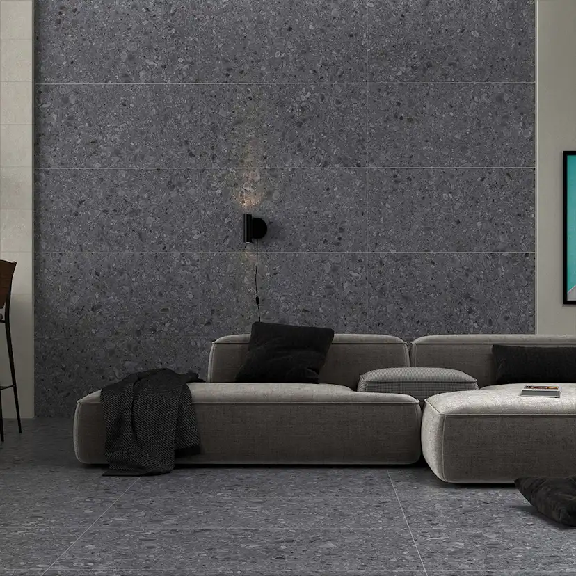 Klinker Tenfors Flodsten Night 60x60 cm