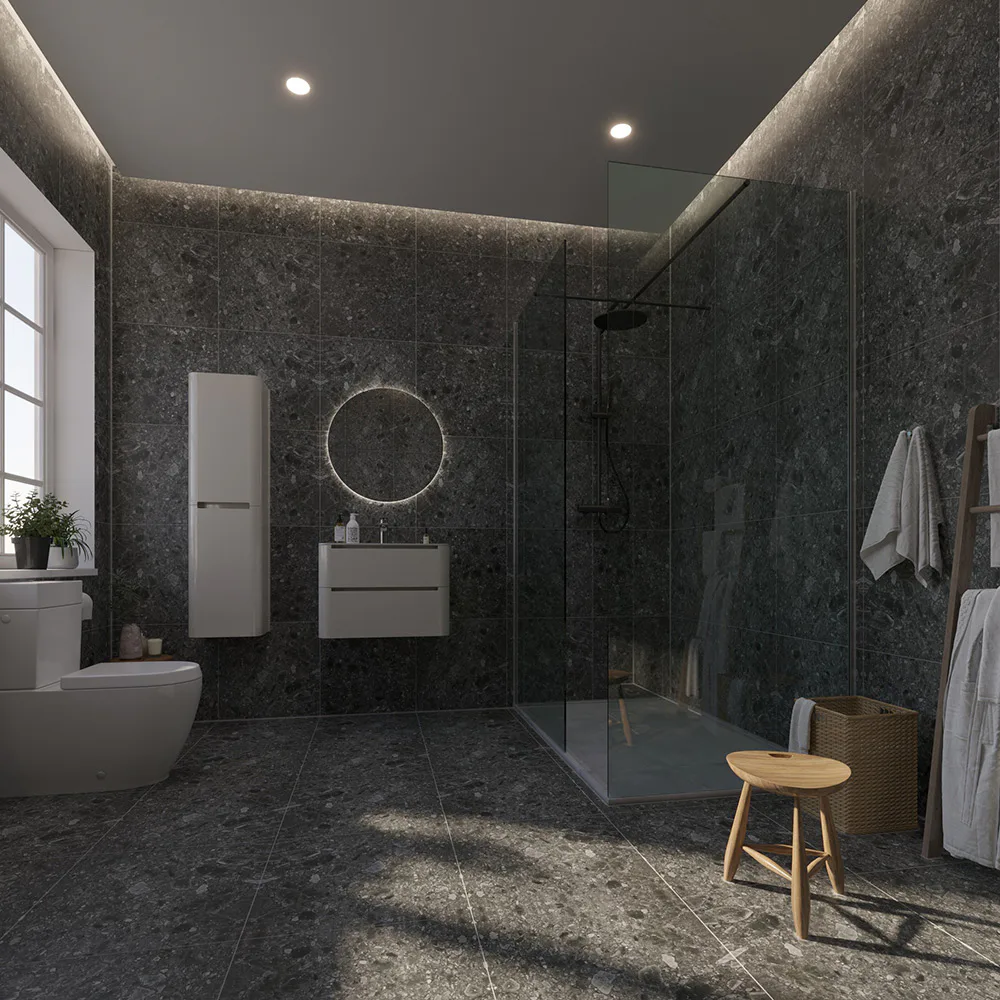 Klinker Tenfors Flodsten Night 60x60 cm