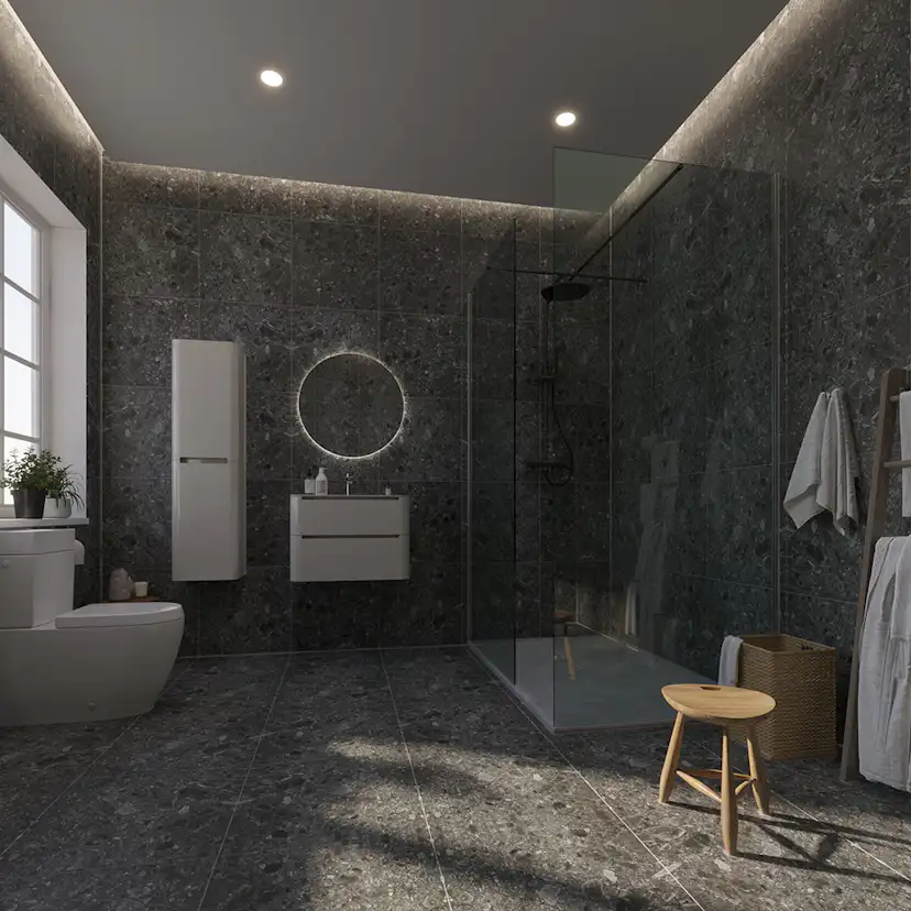 Klinker Tenfors Flodsten Night 60x60 cm