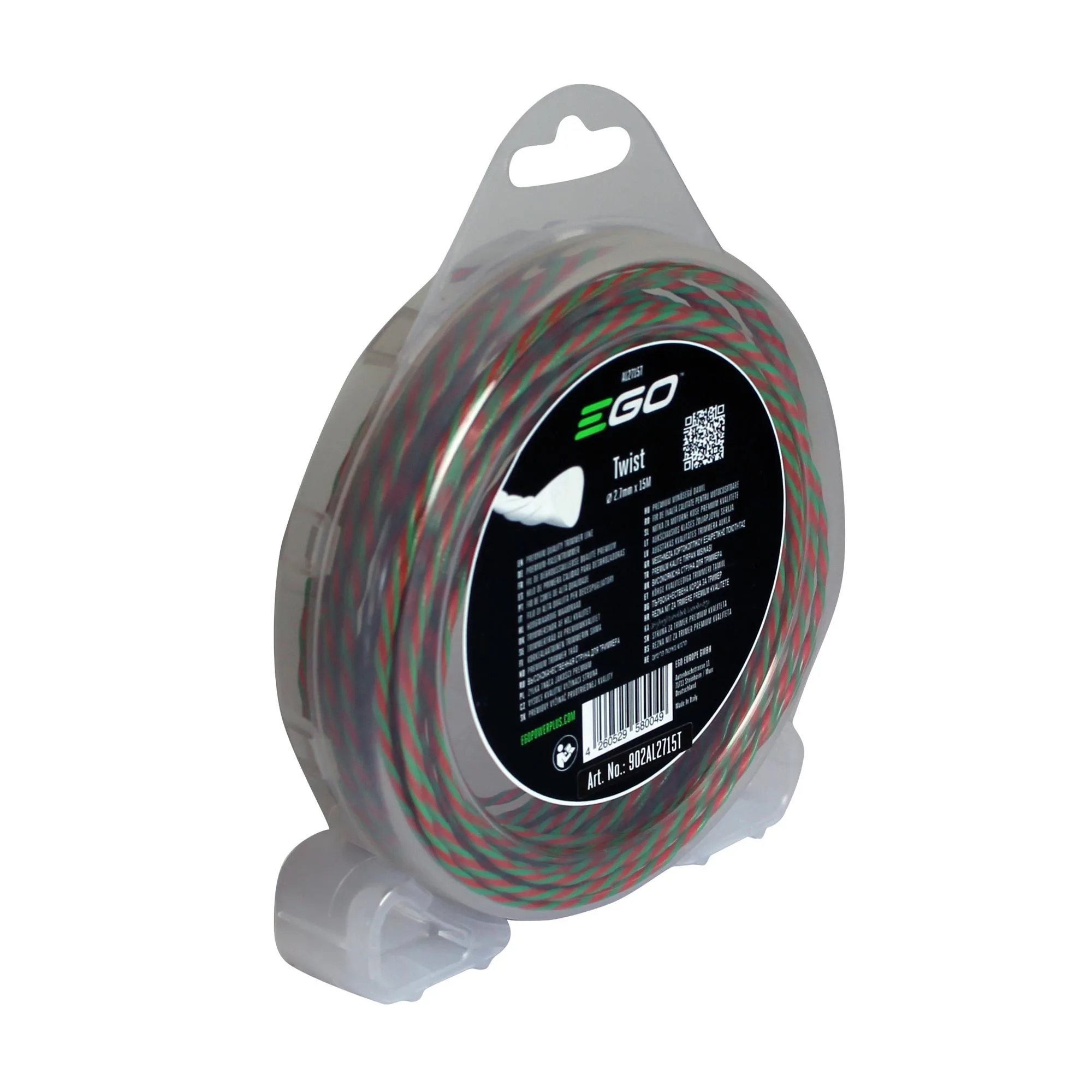 Trimmertråd EGO Tvinnad 2.7mm x 15m