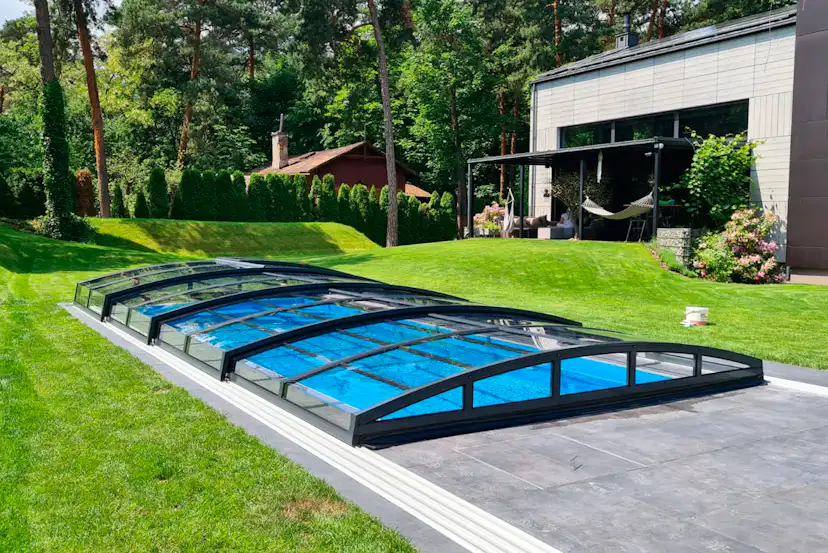 Pooltak Nordenspa Lowline 4,20 x 8,61 Klarplast