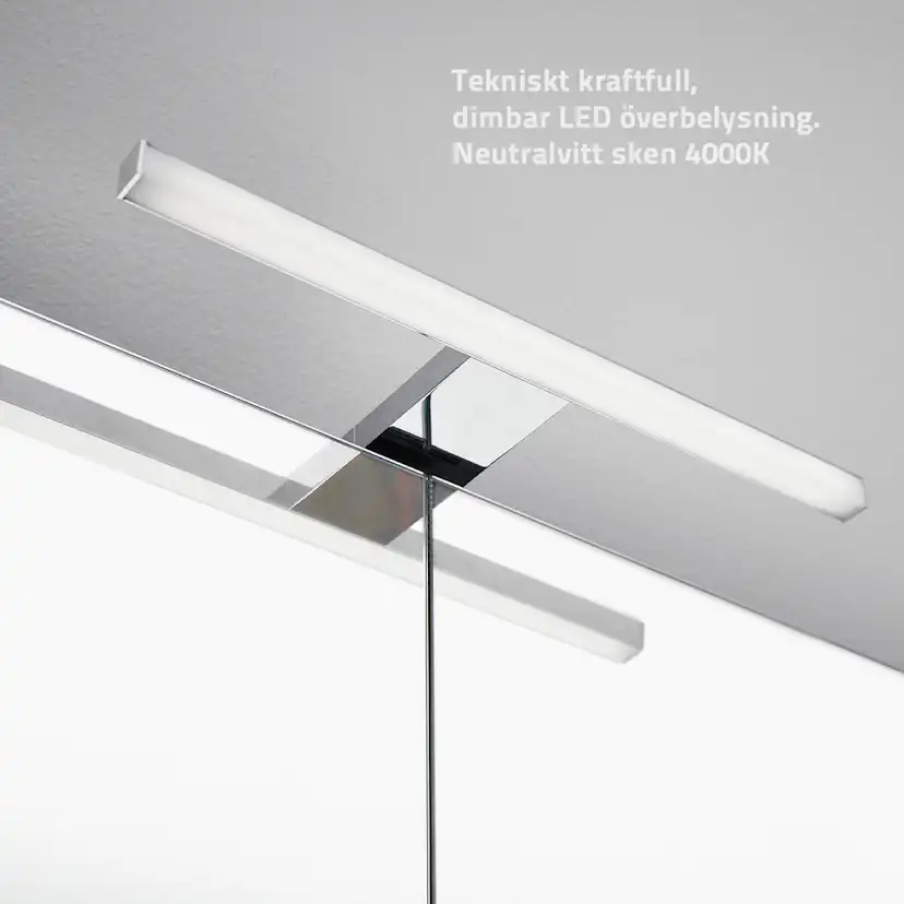 Möbelpaket Miller Badrum New York 600 med Tvättställ och Spegelskåp