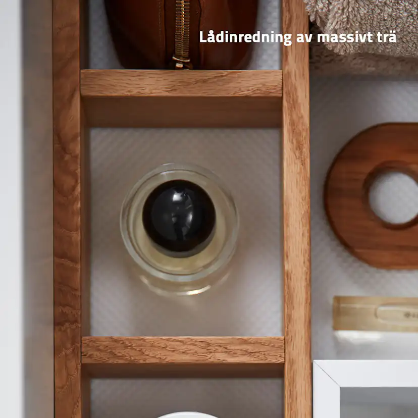 Möbelpaket Miller Badrum New York 600 med Tvättställ och Spegelskåp