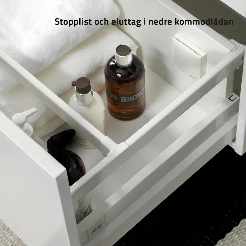 Möbelpaket Miller Badrum New York 1000 med Tvättställ och Spegelskåp