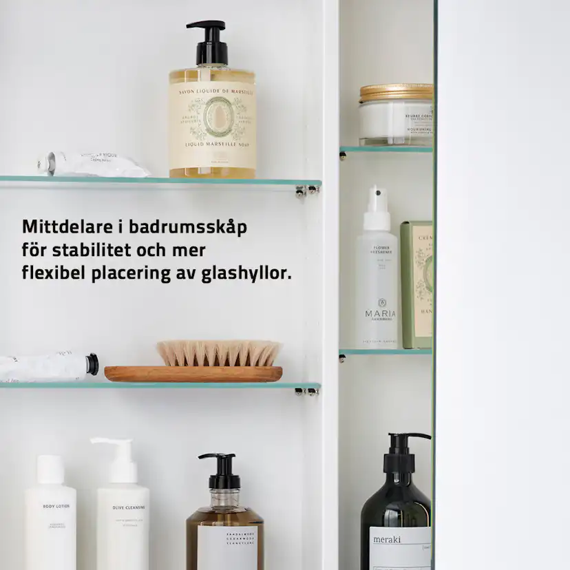 Möbelpaket Miller Badrum New York 600 med Tvättställ och Spegelskåp