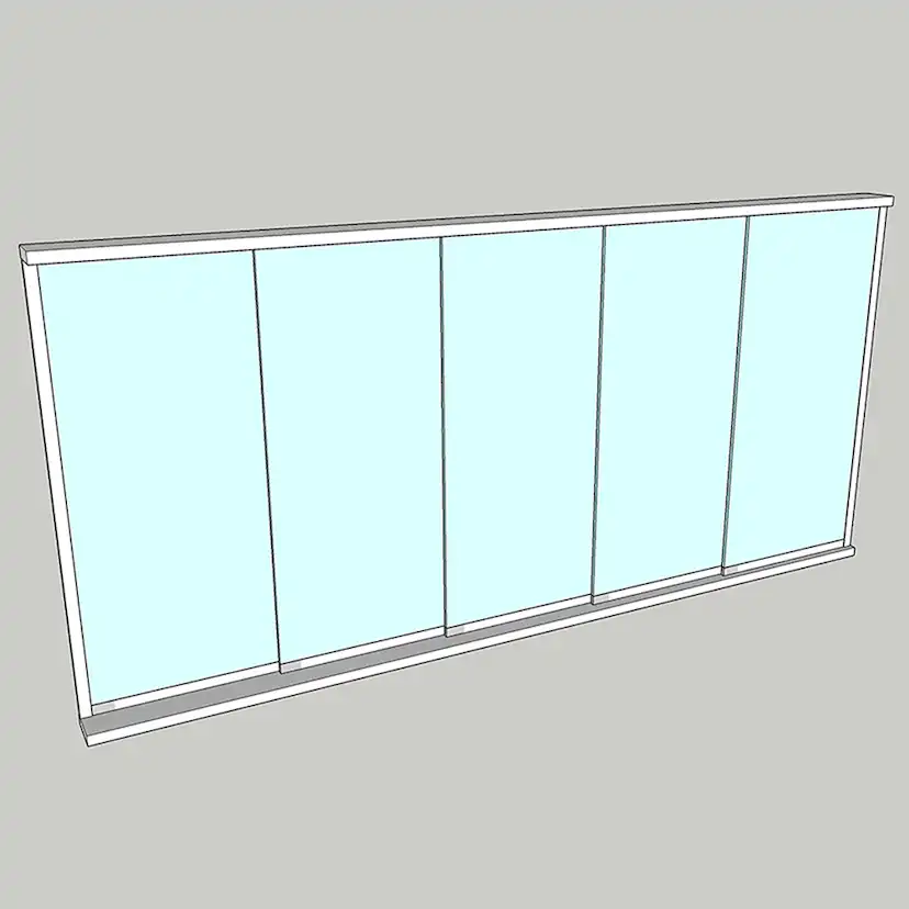 Vikparti Allvy Sunroom s75 3-Glas 5-Delad