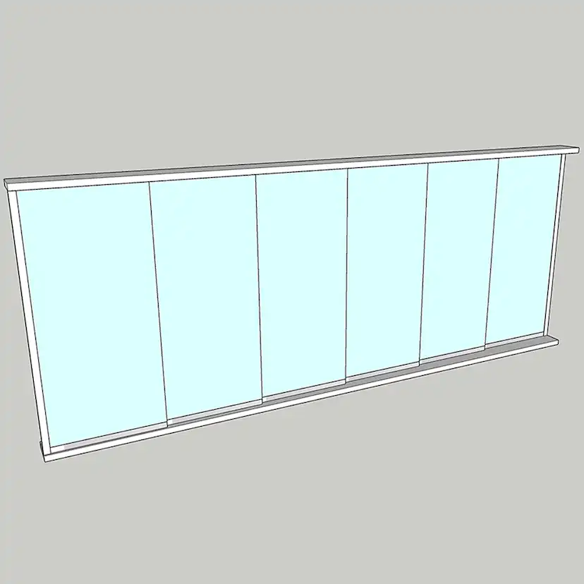 Vikparti Allvy Sunroom s75 3-Glas 6-Delad