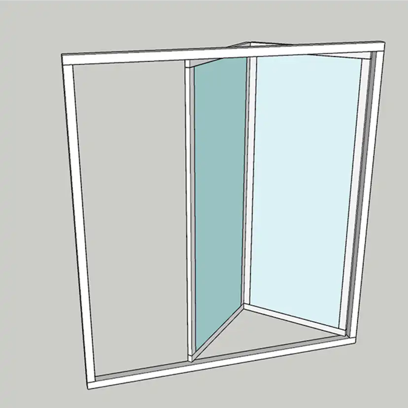 Vikparti Allvy Sunroom s30 2-Delad