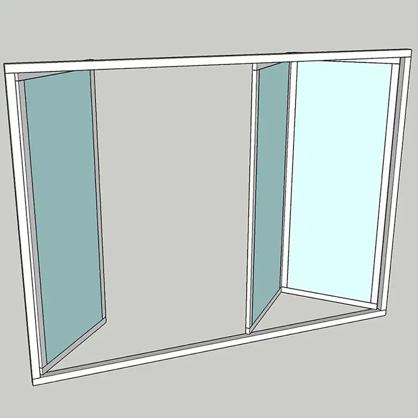 Vikparti Allvy Sunroom s75 3-Glas 3-Delad