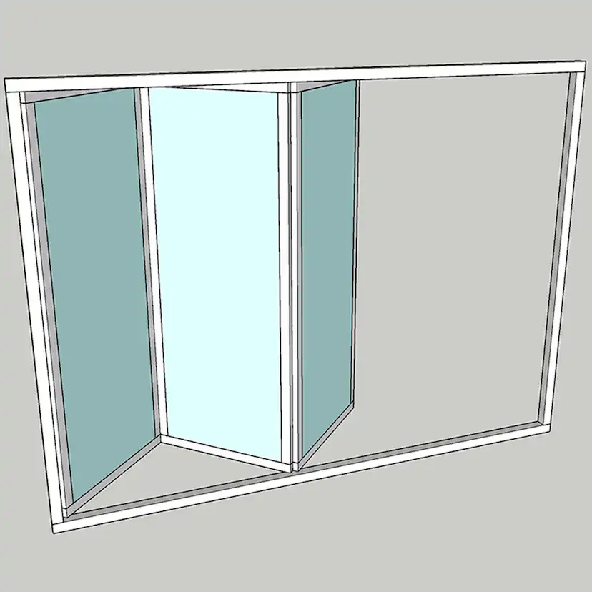 Vikparti Allvy Sunroom s75 3-Glas 3-Delad