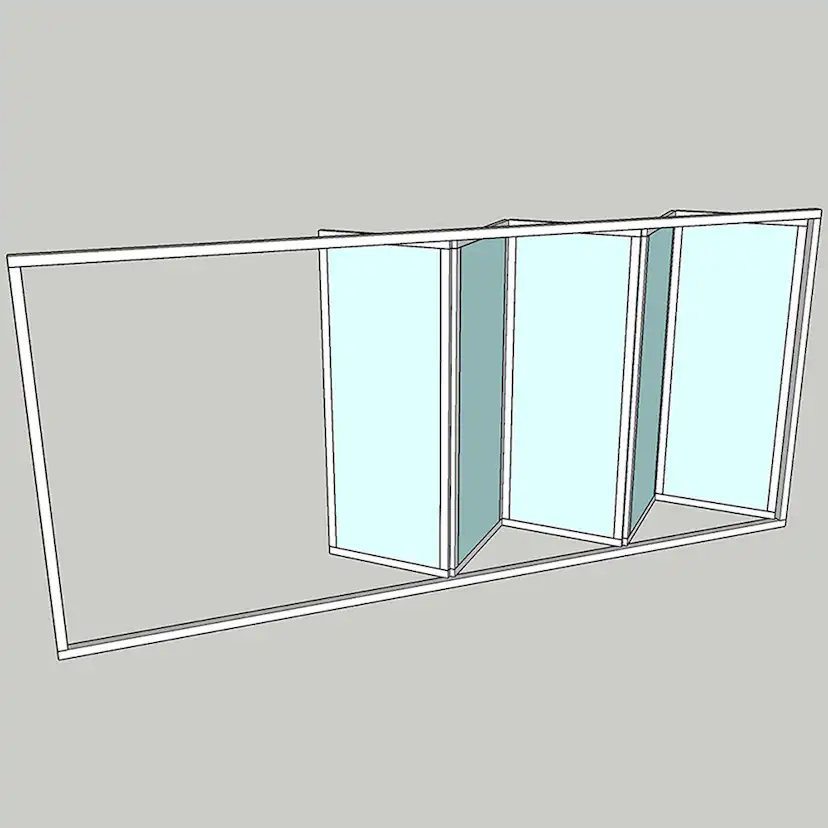 Vikparti Allvy Sunroom s75 3-Glas 5-Delad
