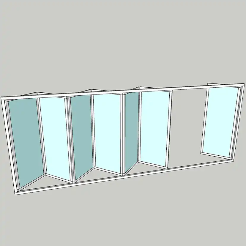 Vikparti Allvy Sunroom s75 3-Glas 7-Delad