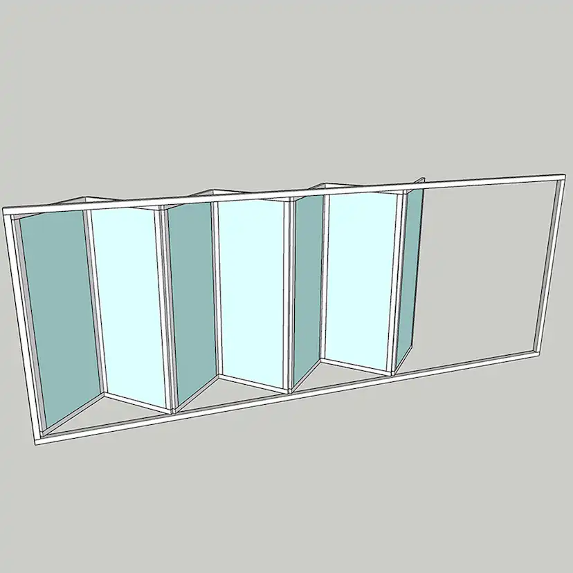 Vikparti Allvy Sunroom s75 3-Glas 7-Delad