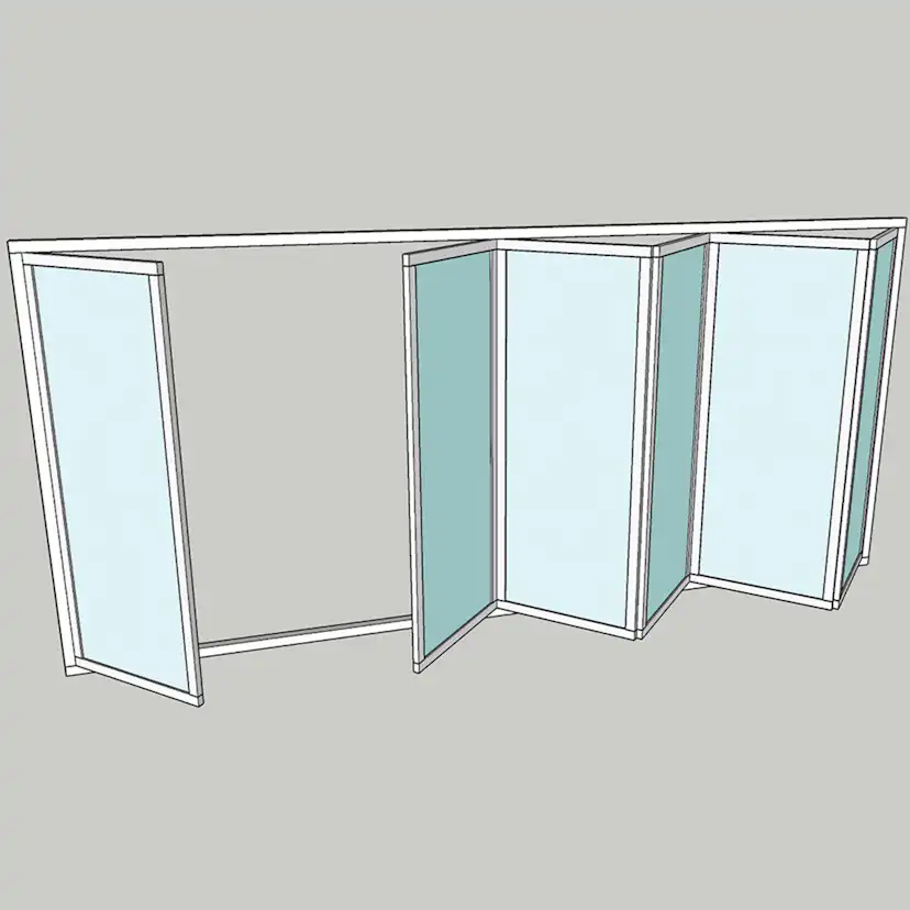 Vikparti Allvy Sunroom s30 6-Delad