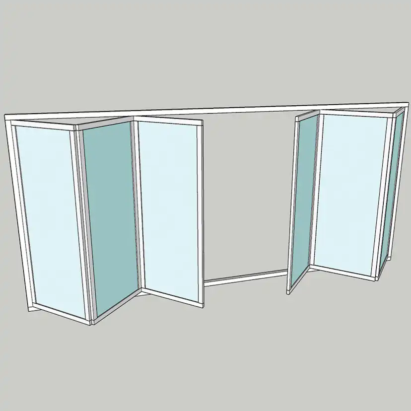 Vikparti Allvy Sunroom s30 6-Delad