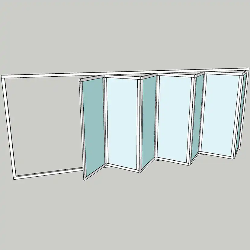 Vikparti Allvy Sunroom s75 3-Glas 7-Delad