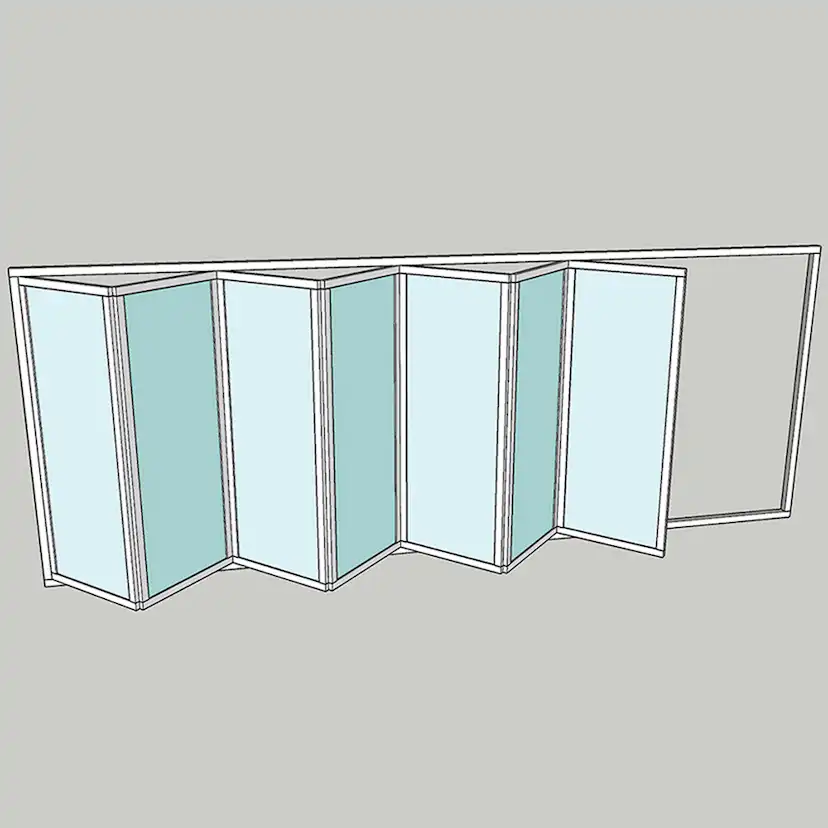 Vikparti Allvy Sunroom s75 3-Glas 7-Delad