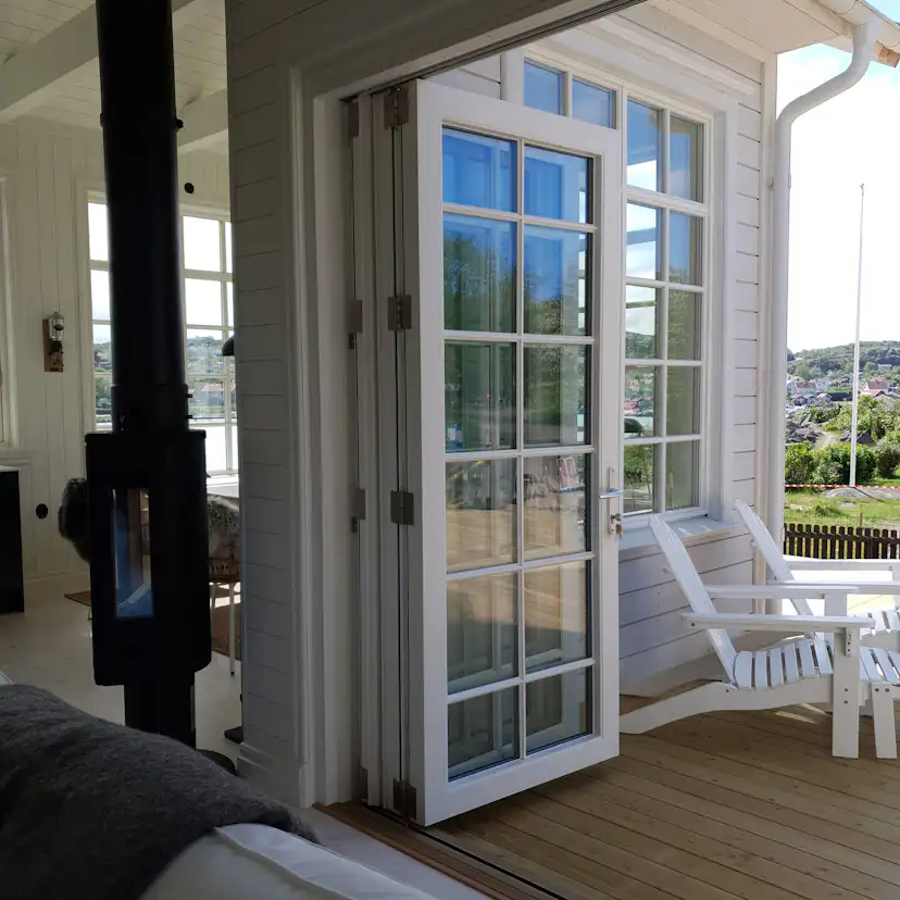 Vikdörr Vilenta Åre Trä/Aluminium 3-Delat